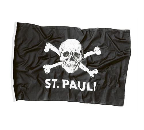 FC St. Pauli - Totenkopf, Hissfahne