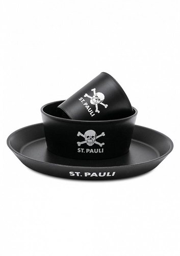 FC St. Pauli - Totenkopf, Kindergeschirr Koziol
