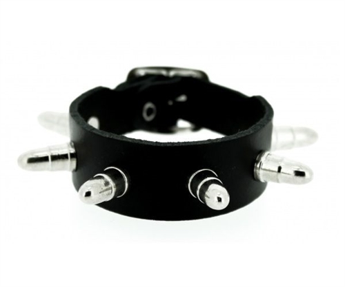 Patronenkugeln - Lederarmband