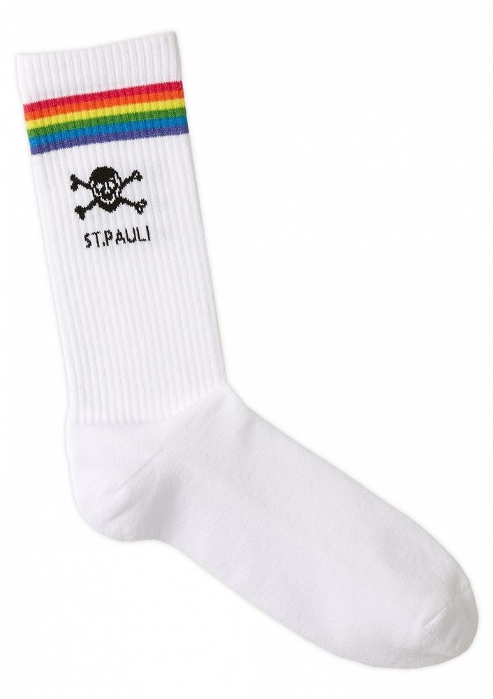 FC St. Pauli - Totenkopf Regenbogen, Tennissocken