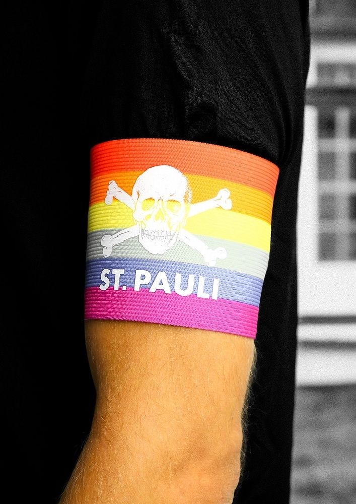 FC St. Pauli - Totenkopf Regenbogen, Kapit�ntsbinde