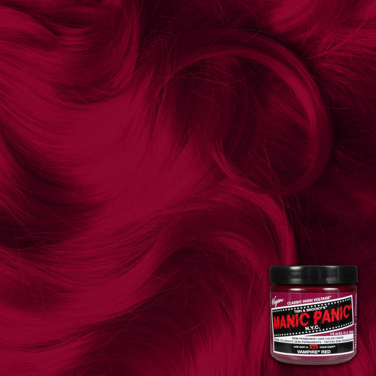 Manic Panic - Vampire Red, Haart�nung