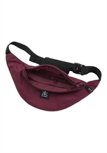 FC St. Pauli - Totenkopf organic dunkelrot, Bauchtasche